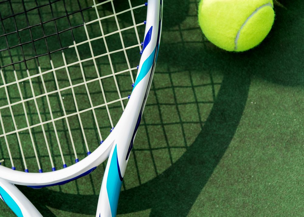 Tennis court background design