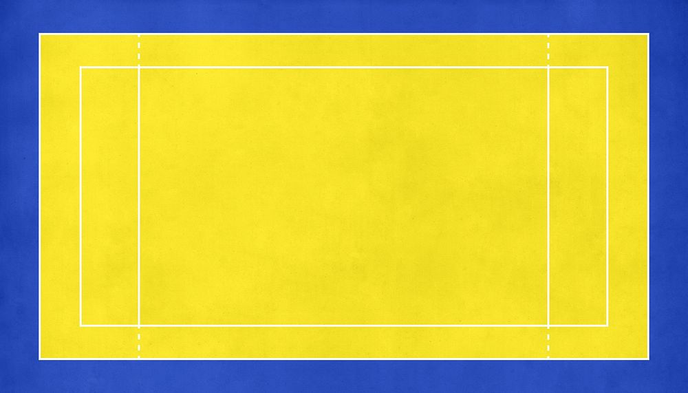 Yellow sport court background design