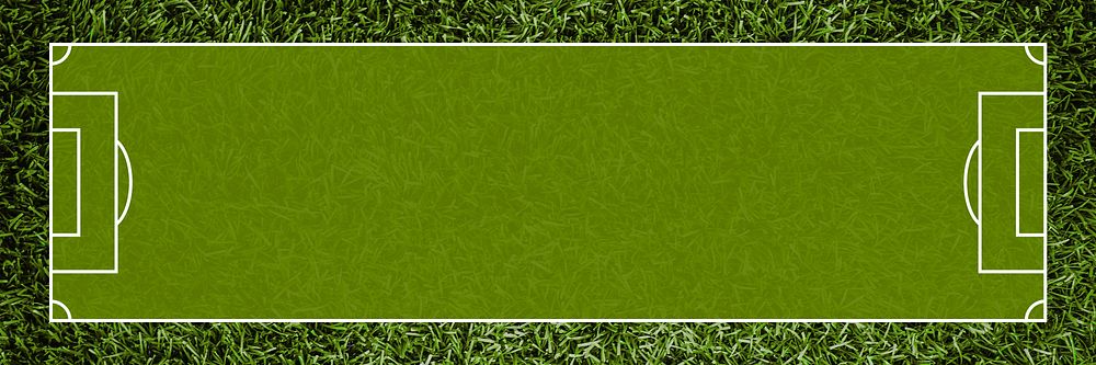 Football pitch background for banner