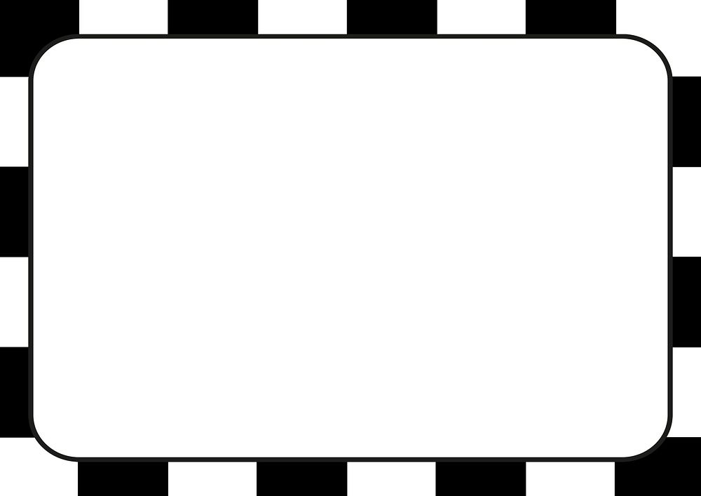 Black & white checkered pattern background