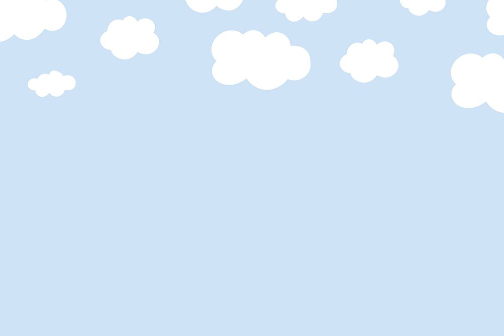 Cartoon clouds background design