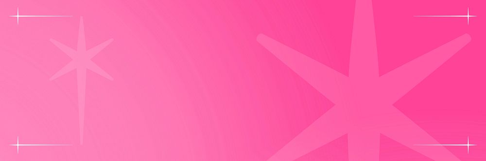 Pink star background for banner