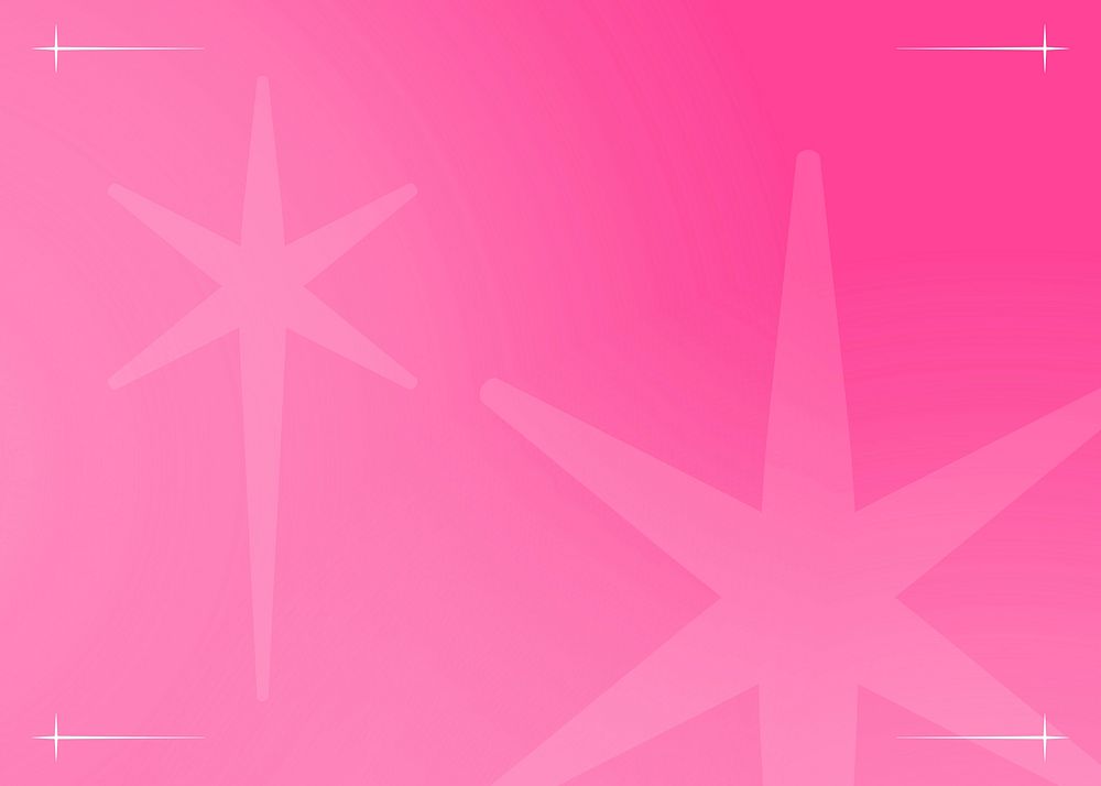 Pink star background design