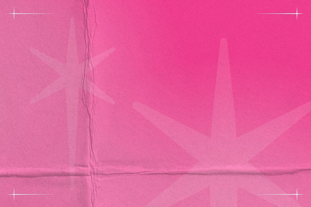 Pink star background design