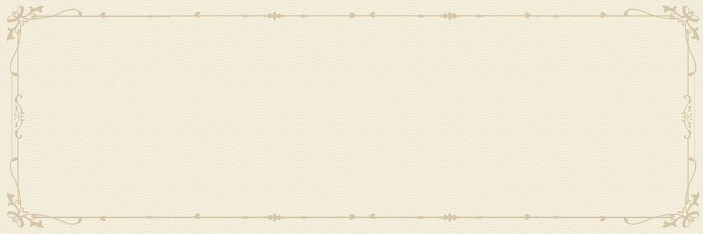 Vintage ornamental frame background for banner