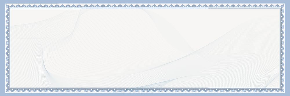 Blue ornamental frame background for banner