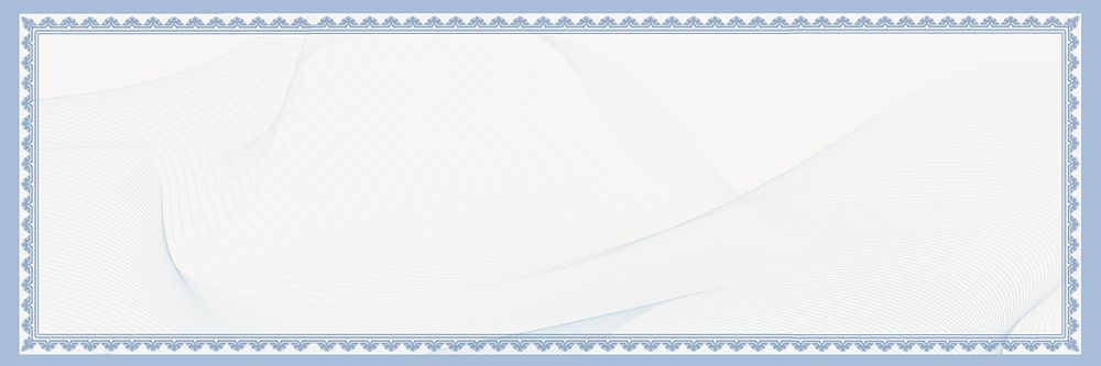 Blue ornamental frame background for banner