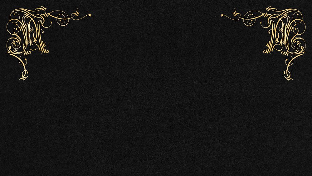 Black golden luxurious HD wallpaper