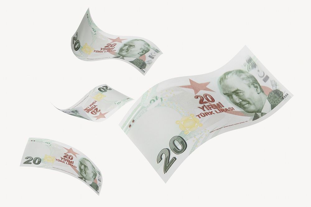 20 Turkish lira bank notes