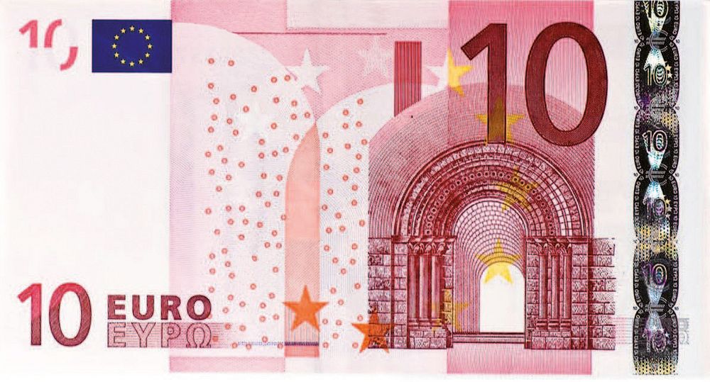 10 Euros bank note