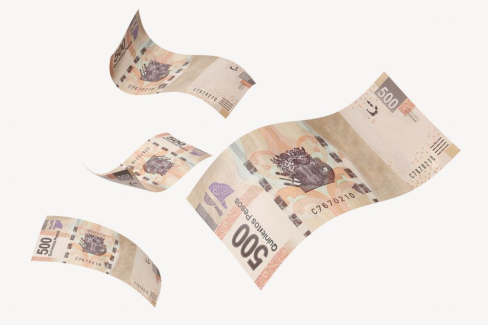 Mexican 500 pesos bank notes