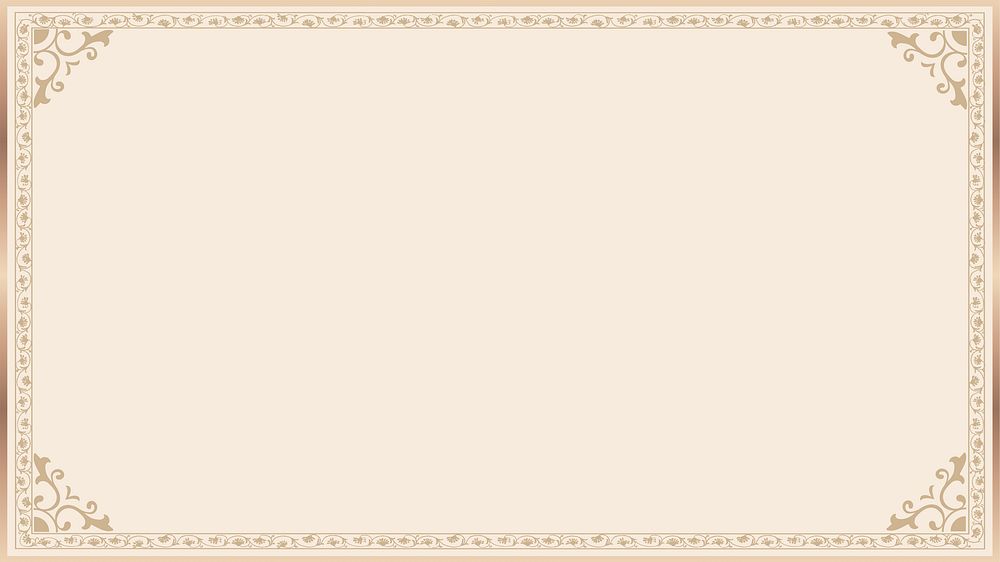 Vintage ornamental frame desktop wallpaper