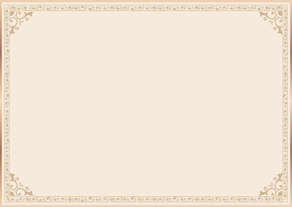 Vintage ornamental frame background design