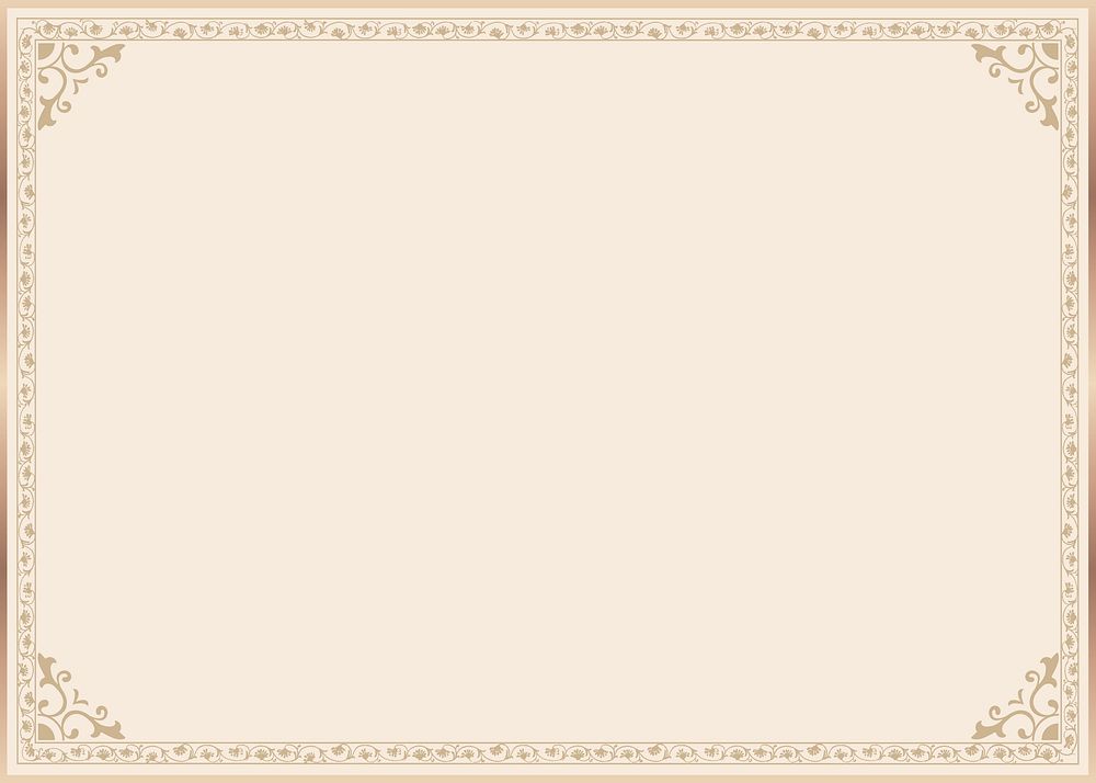 Vintage ornamental frame background design