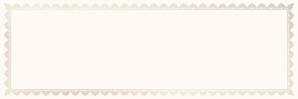 Vintage ornamental frame background for banner