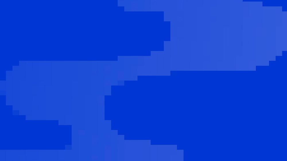 Blue pixelated wave desktop wallpaper