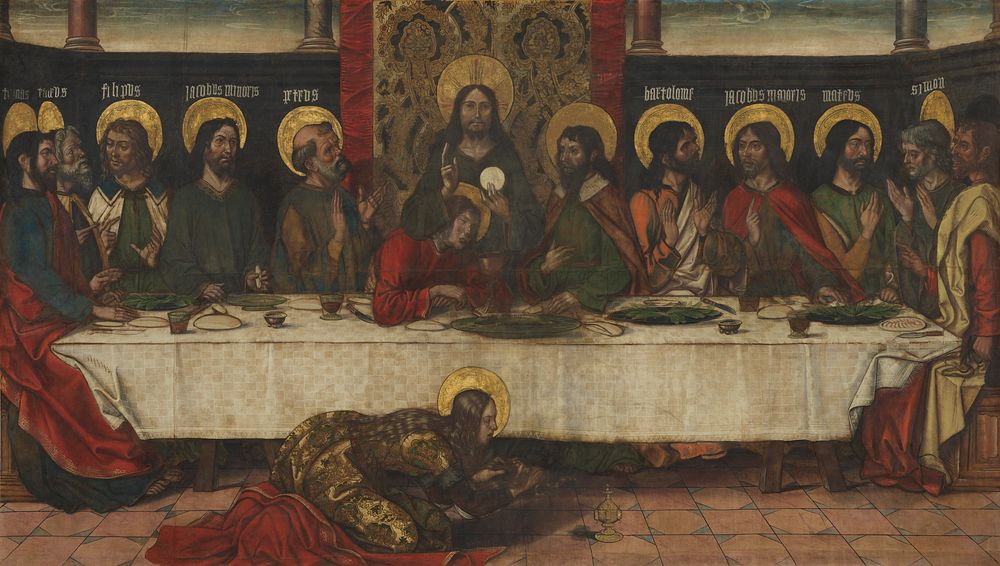 The Last Supper by Pedro Berruguete and Pedro Berruguete