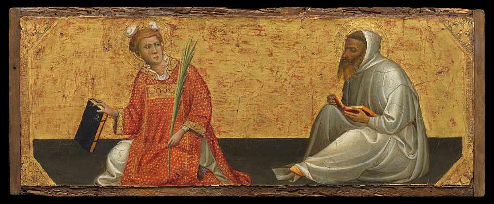 St. Stephen and St. Bruno (?) by Gherado di Jacopo