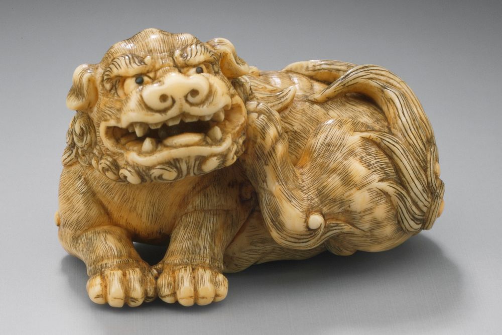 Chinese Lion by Yamaguchi Okatomo