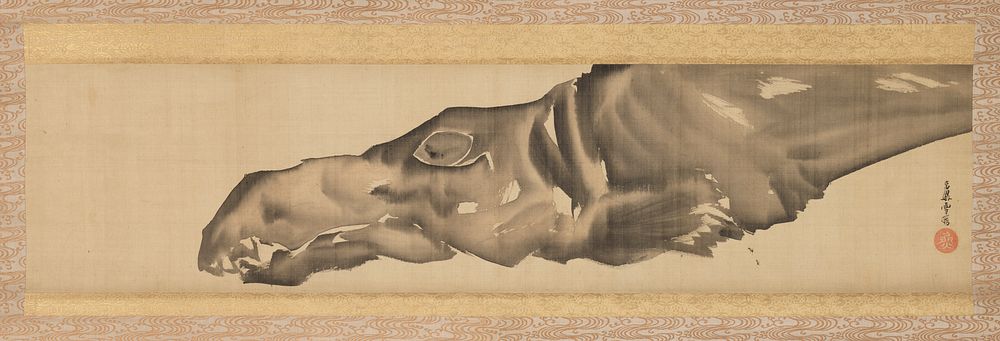 Fish Head by Nagasawa Rosetsu