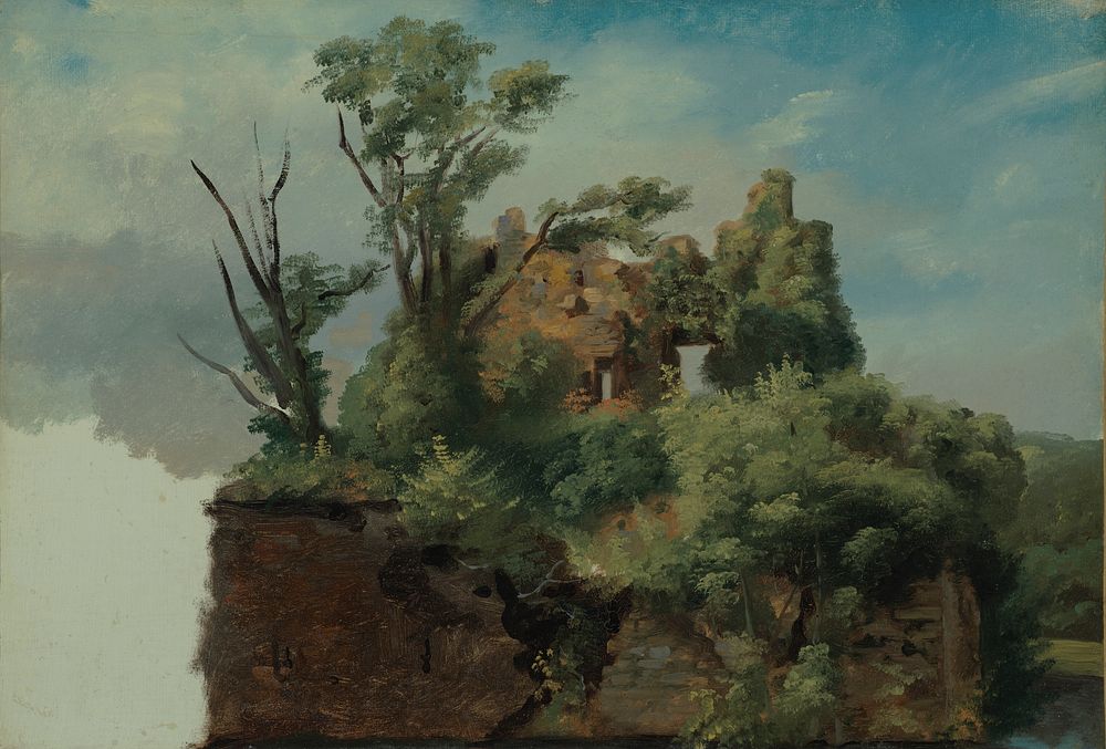 Landscape with Ruins by Pierre Henri de Valenciennes