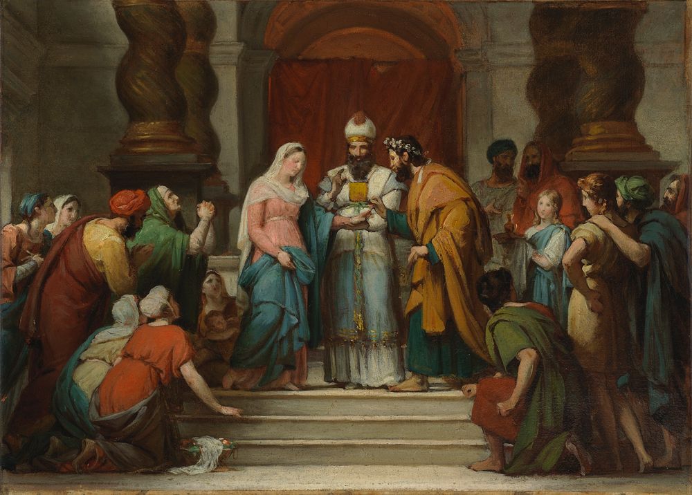 The Marriage of the Virgin by Jerome Martin Langlois