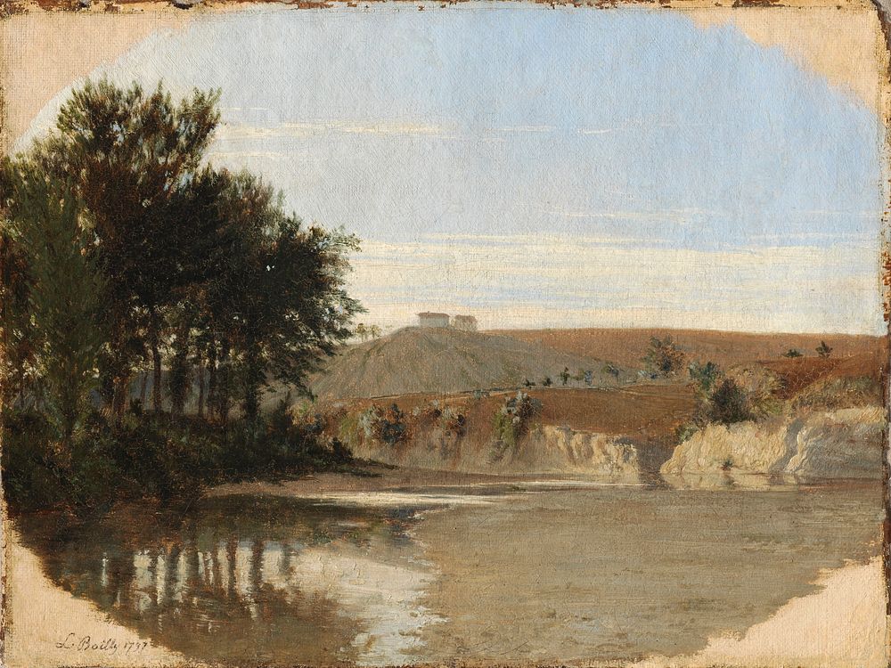 View of a Lake by Louis Leopold Boilly
