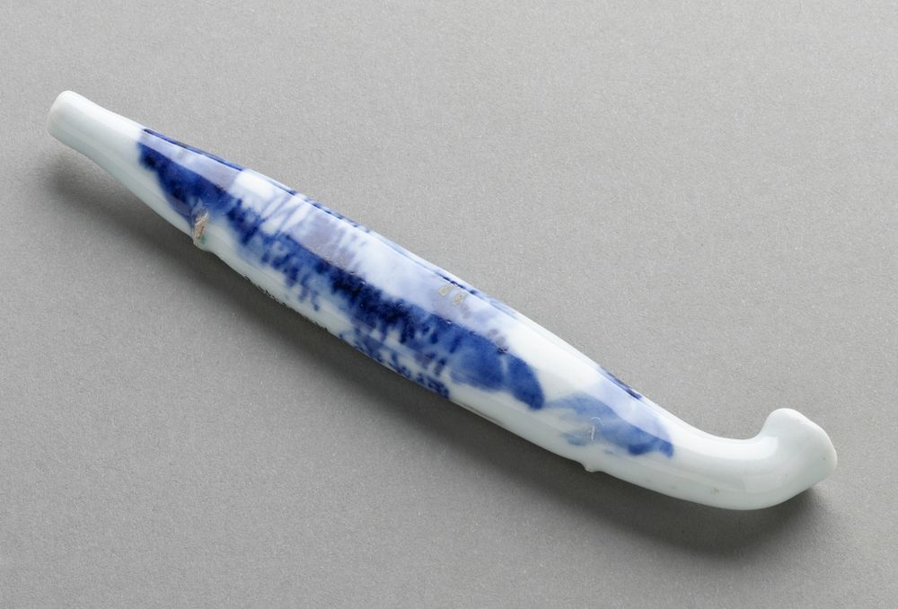 Pipe with Mi-style Painted Landscape Design
