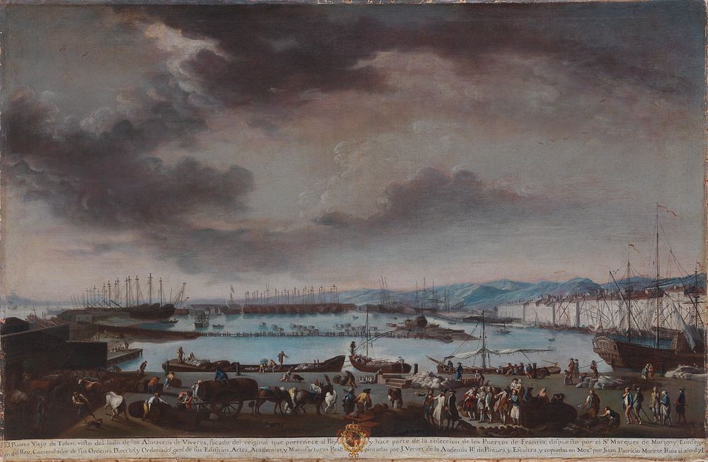 From the series Ports of France (De la serie Puertos de Francia)View of the Old Port of Toulon (Vista del puerto viejo de…