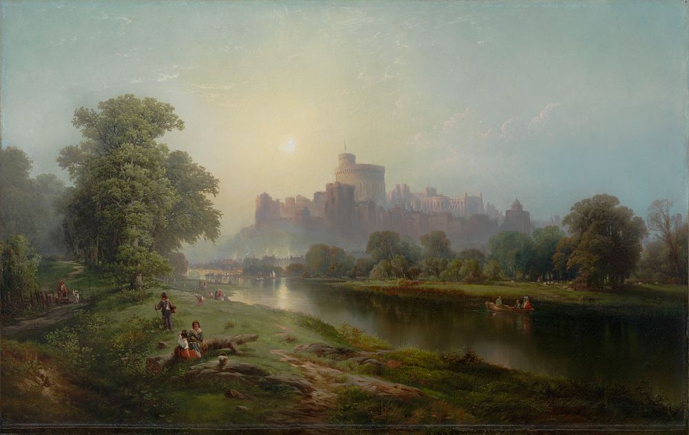 View of Windsor Castle by Edward Moran