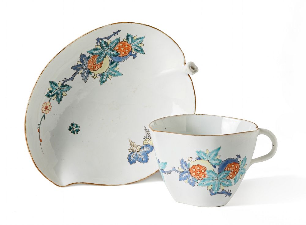 Cup and Saucer by Chantilly Porcelain Manufactory