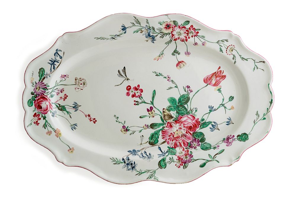 Oval Dish by Joseph Gaspard Robert Factory