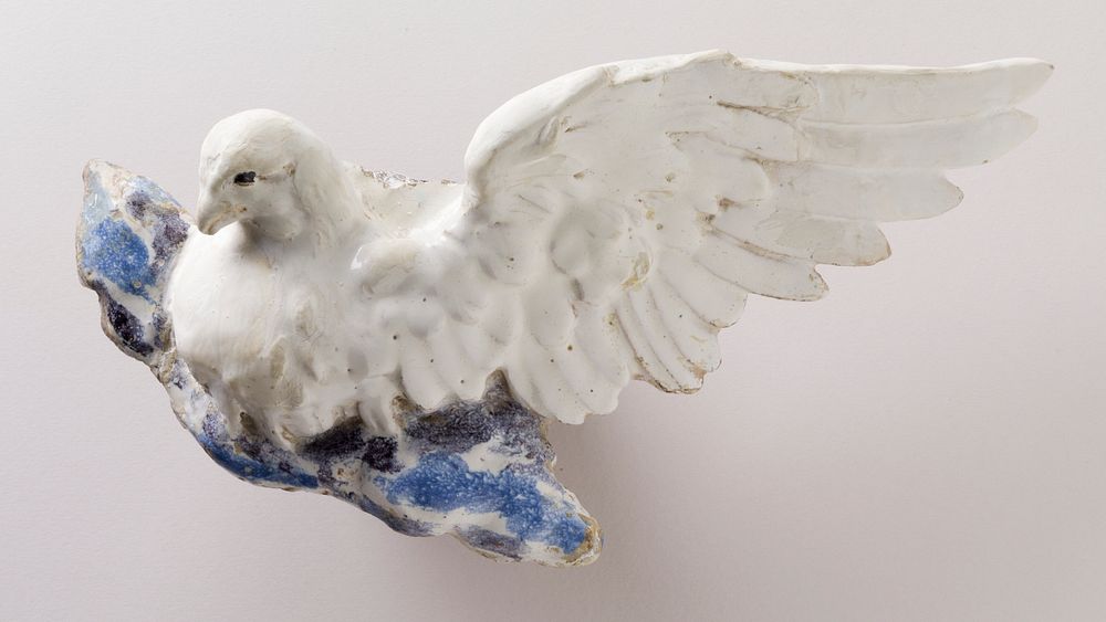 Dove of the Holy Spirit from the Annunciation by Andrea della Robbia