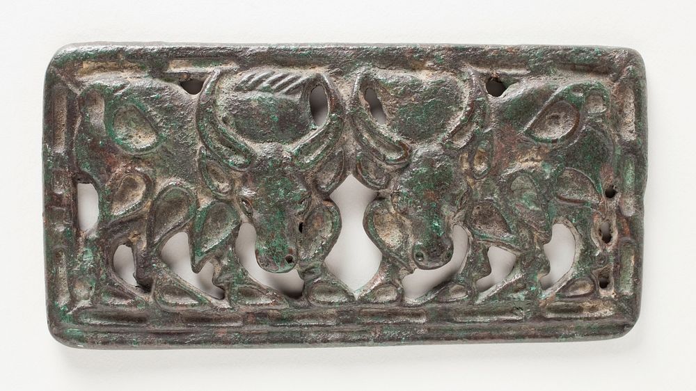 Plaque (Two Yaks)