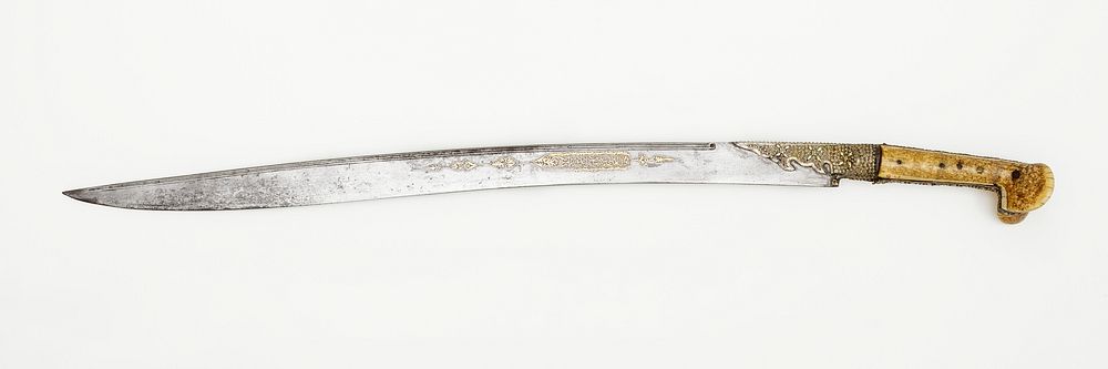 Yataghan (Sword) with Grip of Walrus Tusk Ivory