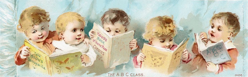 The A B C Class (1870&ndash;1900) chromolithograph by C. I. Hood.  Original public domain image from Digital Commonwealth.…