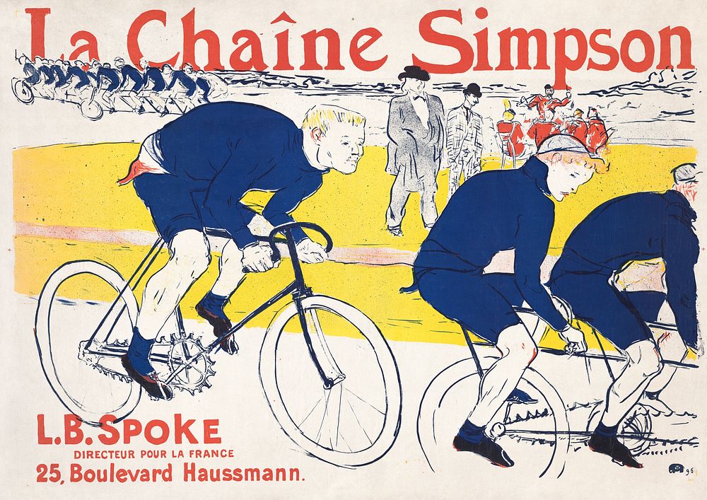 The Simpson Channel (1896), vintage illustration  by Henri de Toulouse-Lautrec. Original public domain image from Digital…