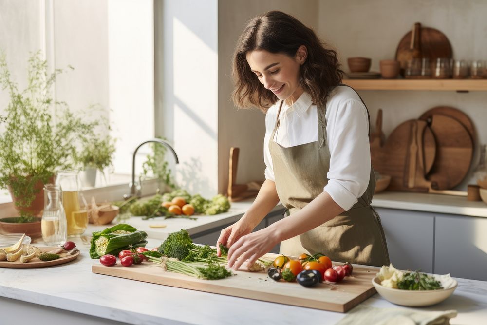 Weaponry cooking kitchen person. AI generated Image by rawpixel.