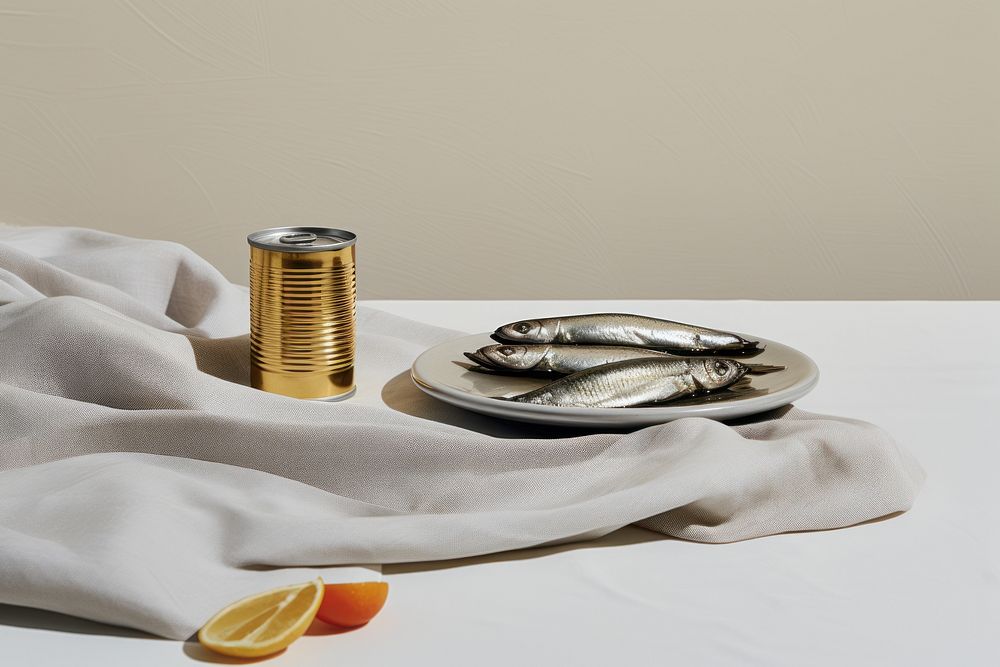 Herring animal table linen. 