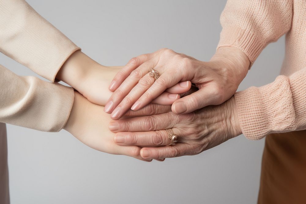 Hand togetherness person love. AI generated Image by rawpixel.