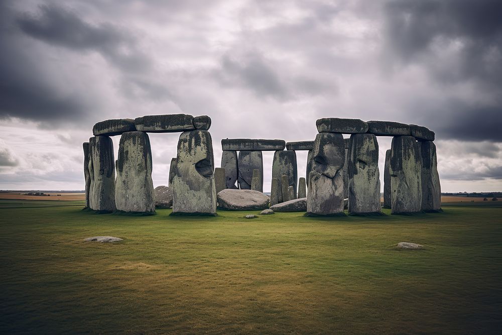 Transportation stonehenge automobile landmark. 