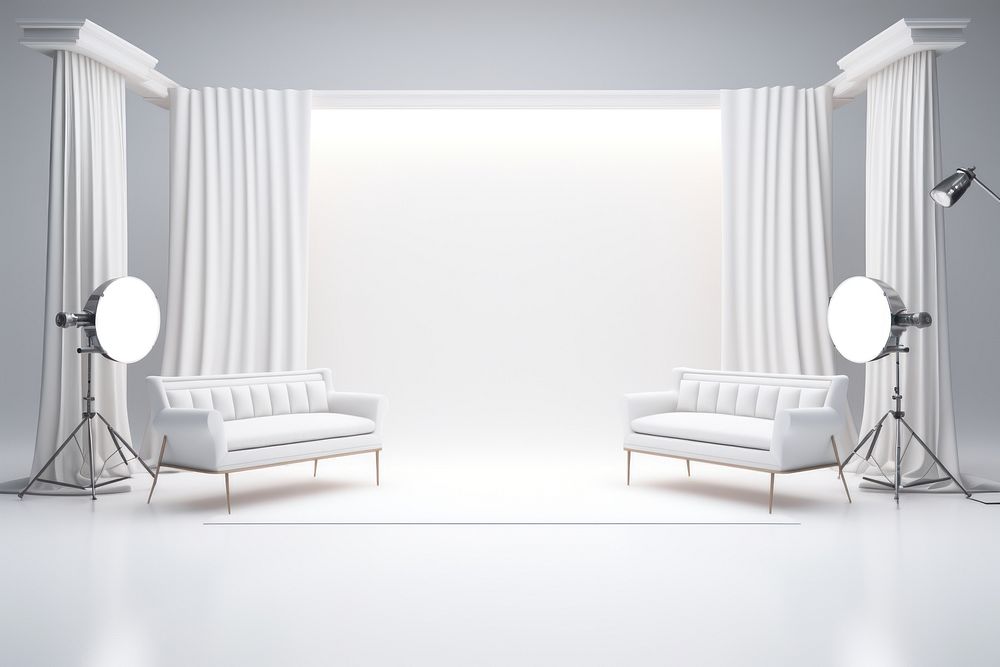 Architecture furniture building white. AI generated Image by rawpixel.