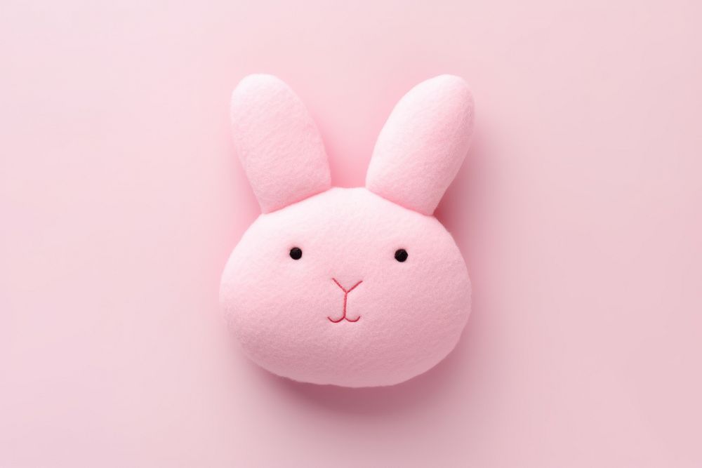 Toy cartoon plush pink. 