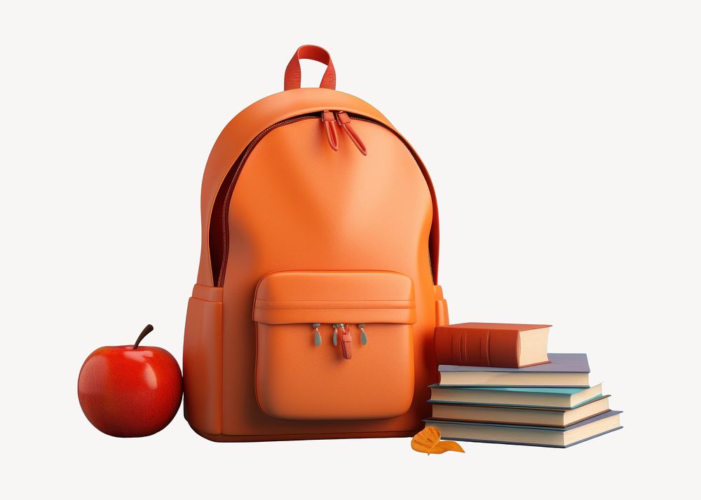 Backpack apple intelligence publication. AI generated Image by rawpixel.