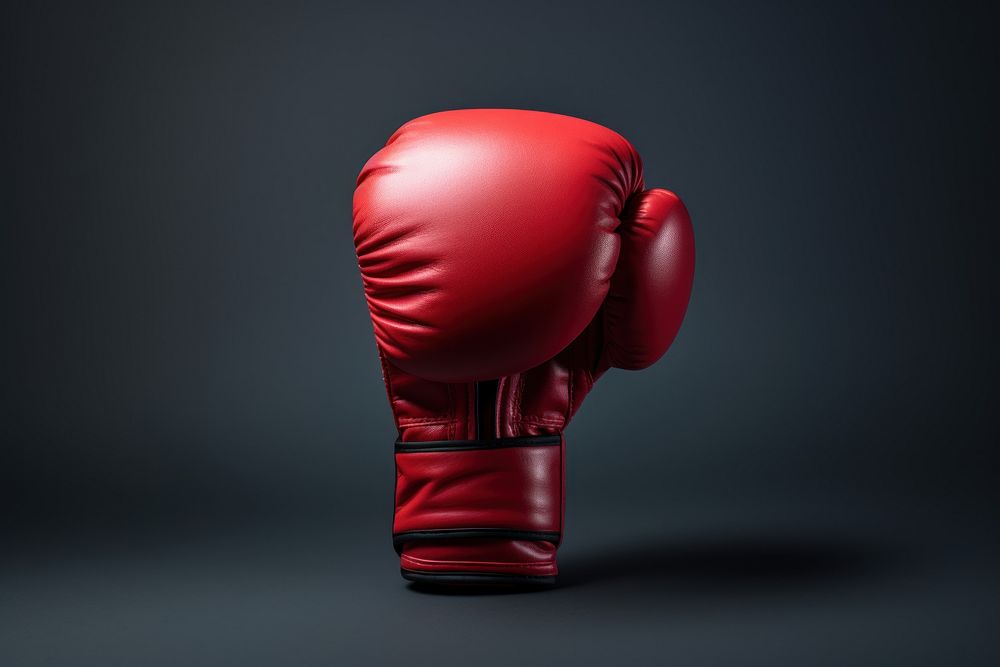 Glove boxing red boxing glove. 