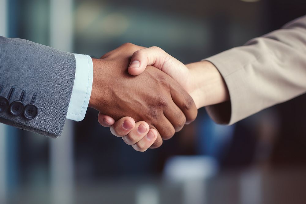Hand handshake adult agreement. AI generated Image by rawpixel.
