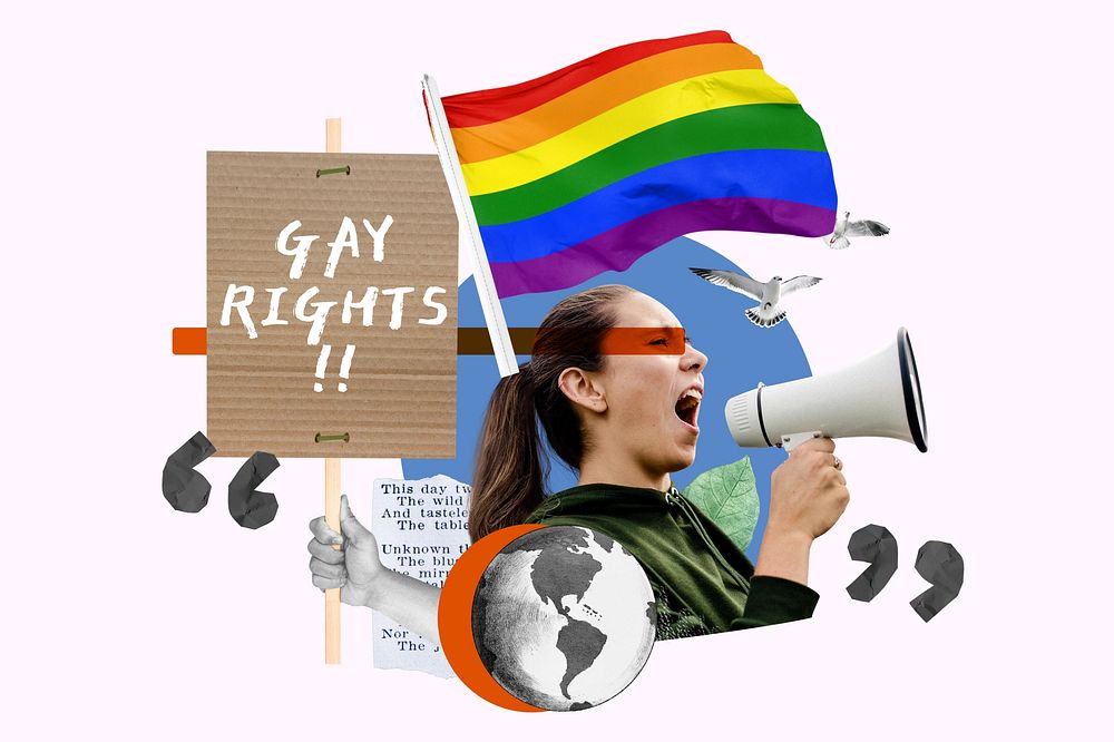 Gay rights, gender equality protest remix