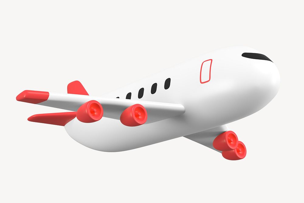 3D flying aircraft, element illustration | Free Photo Illustration ...