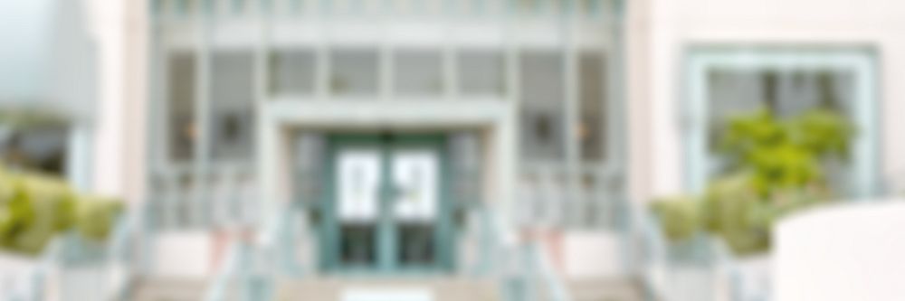 Blurry school building background