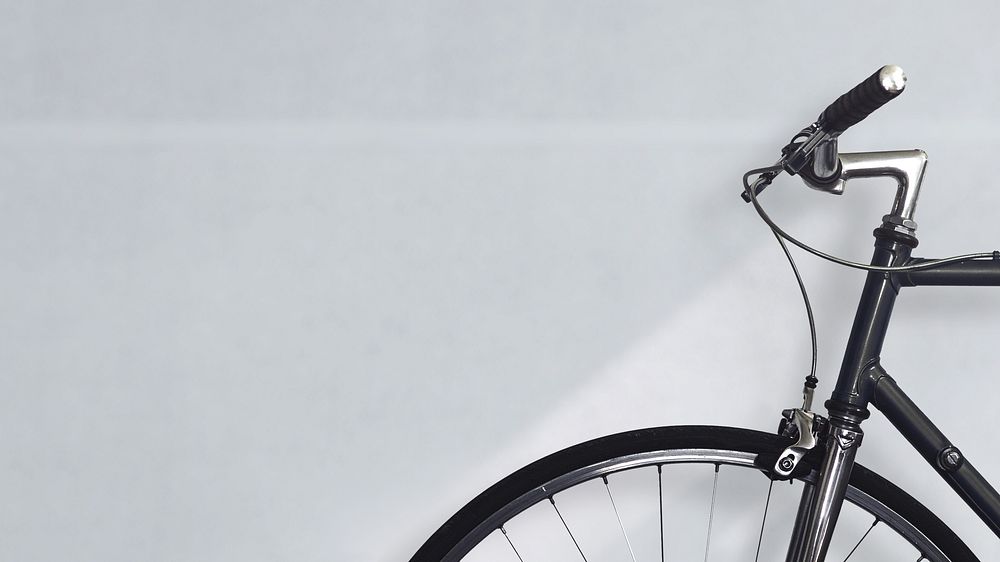 Bicycle closeup desktop wallpaper, sustainable lifestyle image